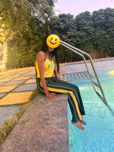 Brazil Graphic Cami Crop Top and trouser