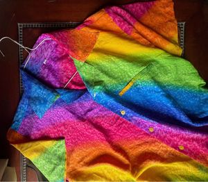 pinterest rainbow button up shirt
