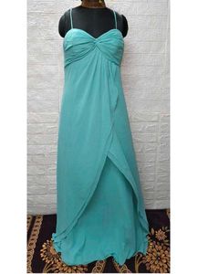 Elegant Mint Green Flowy Maxi Dress