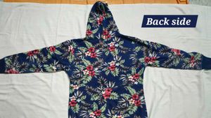 Floral Print Hoodie
