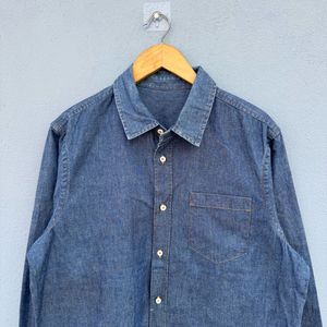 Denim Blue Long Sleeve Shirt