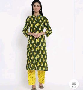 Floral Print Kurta Set