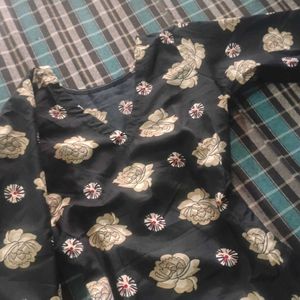 Floral Print Kurta