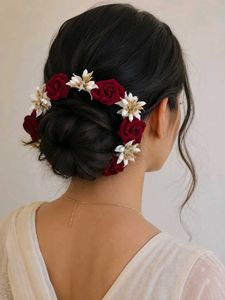 Handmade Floral Hair Bun Gajra