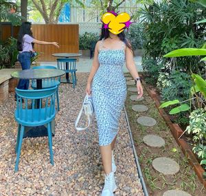 Floral Print Midi Dress