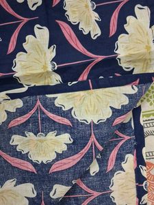 Blue Floral Print Kurta