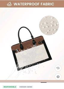Chic Colorblock Tote Bag