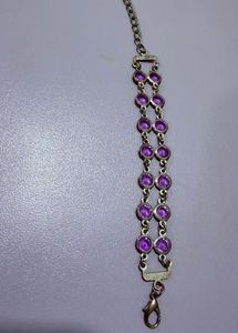 Elegant Purple Stone Bracelet