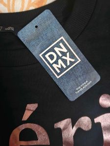 DNMX Black 'Cherie' Graphic T-Shirt