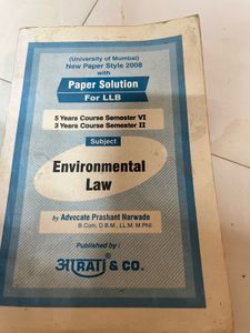 Environmental Law - LLB Book