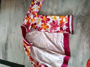 flowery pattern jacket new one