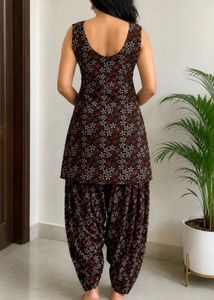 Printed Kurta and Dhoti Set