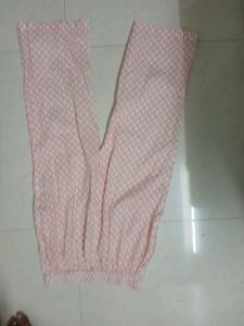 Pink Geometric Print Palazzo Pants