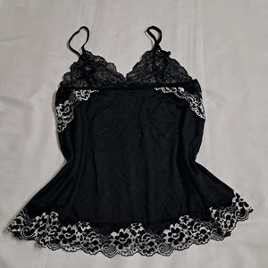 Y2k Vintage Goth Princesscore Lace Babydoll Top