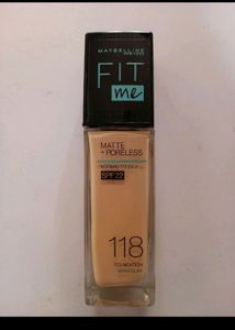 Maybelline Fit Me Foundation 118