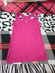 Vibrant Pink Racerback Tank Top