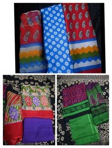 3 combo Dress Material
