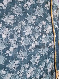 Beautiful Floral Print Saree