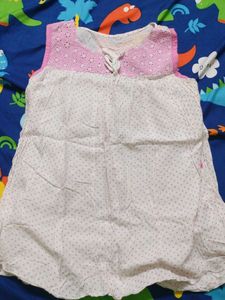 Pink & White Polka Dot Dress