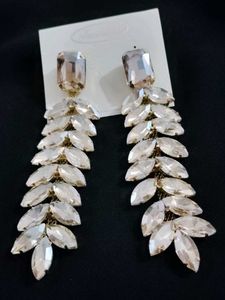 ☺️Elegant Crystal Dangle Earrings🤍
