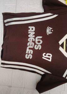 Brown Los Angeles Graphic Tee
