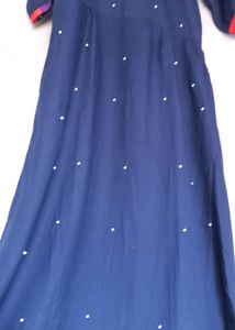 Beautiful Navy Women Kurta And Dupatta Set