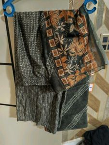 Olive Suit Bottom Dupatta