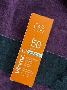 OG Science+ Vitamin C Sunscreen SPF 50