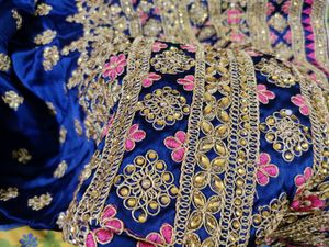 New Royal Blue Lehenga