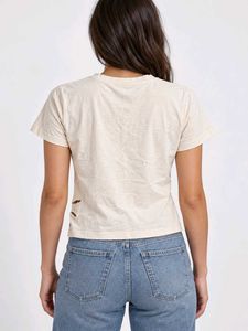 Graphic Print Cropped T-Shirt