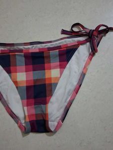 Women's Plaid Bikini Bottom