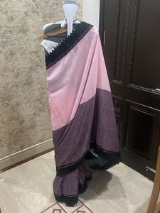 last price Striped Pleated Sarree