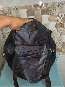 Large Black Travel Duffel Bag