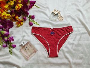 Red Cotton Briefs
