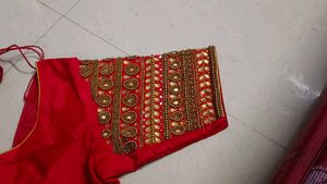 Stunning Bridal  Aari work Red  ♥️ Blouse