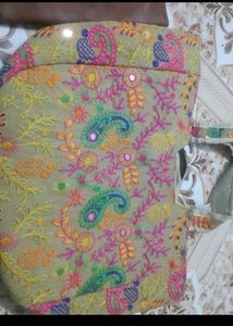 Embroidered Lehenga Choli design bag