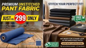 Premium Unstitched Pant Fabric