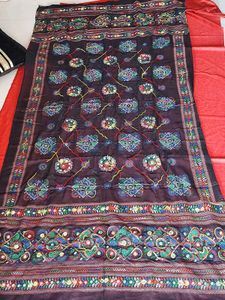 Embroidered Dupatta with Mirror Work