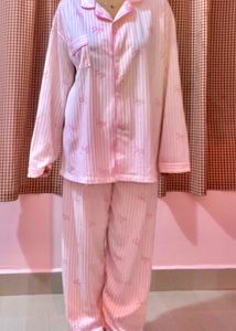 Cute Striped Pajama Top