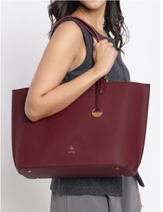 Elegant IRTH Maroon Tote Bag