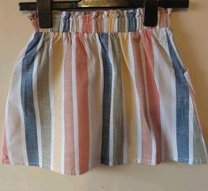 Kids 5-8 years Lily &amp; Dan Striped Skirt