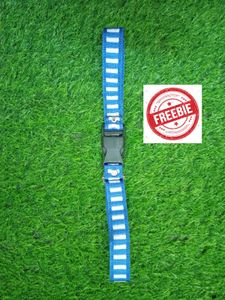 Blue & White Striped belt (freebie)