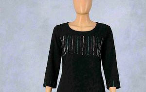 Elegant Black Midi Dress