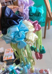 Colorful Scrunchie Hair Ties