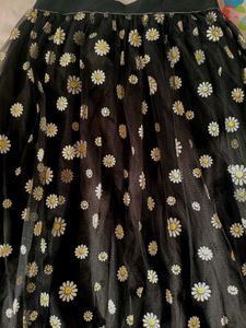 Floral Daisy Tulle Skirt