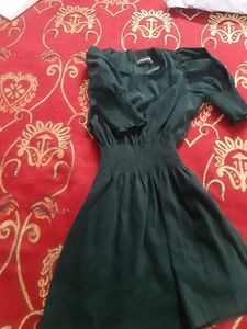 imported  top in dark green colour