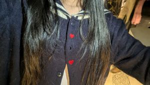 Cute Navy Sailor Collar Sweater