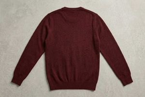 Maroon V-Neck Sweater