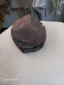 Brown Baseball Cap with Emblem