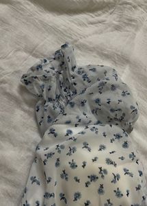 Floral Smocked Off-Shoulder Top